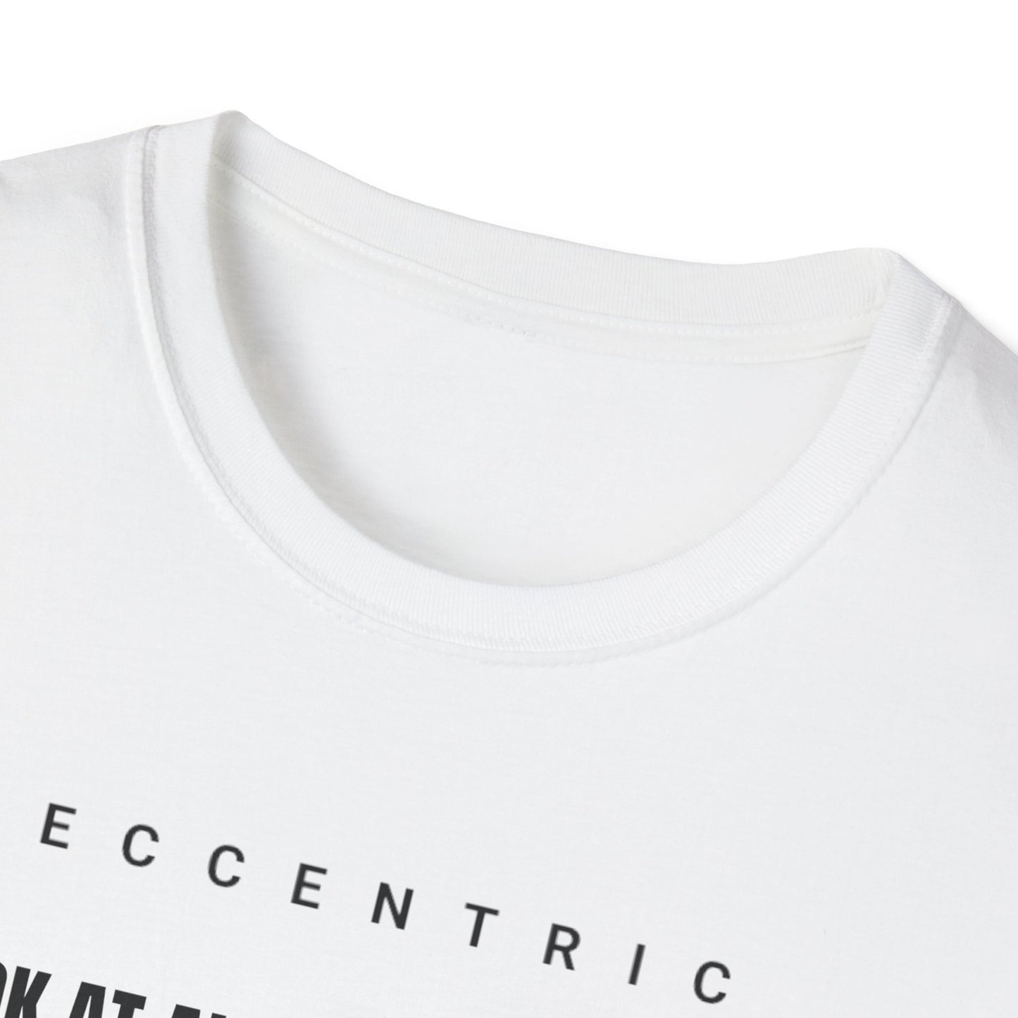 Eccentric Chicken Lover Unisex Softstyle T-Shirt – Perfect for Animal Enthusiasts