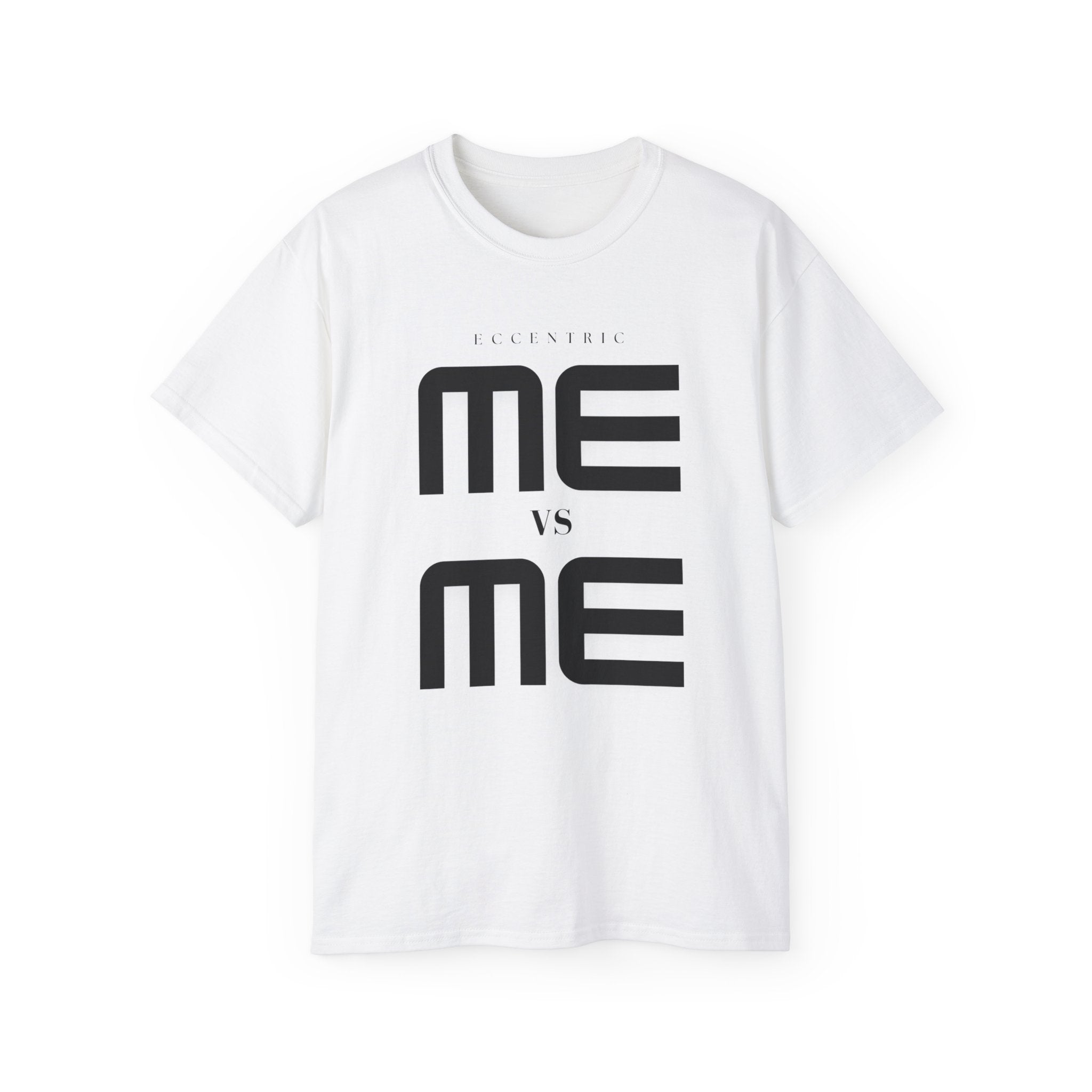 Unisex Cotton Tee - ME vs ME Design, Casual Wear, Gift for Friends, Motivational Shirt, Birthday Present, Everyday Style