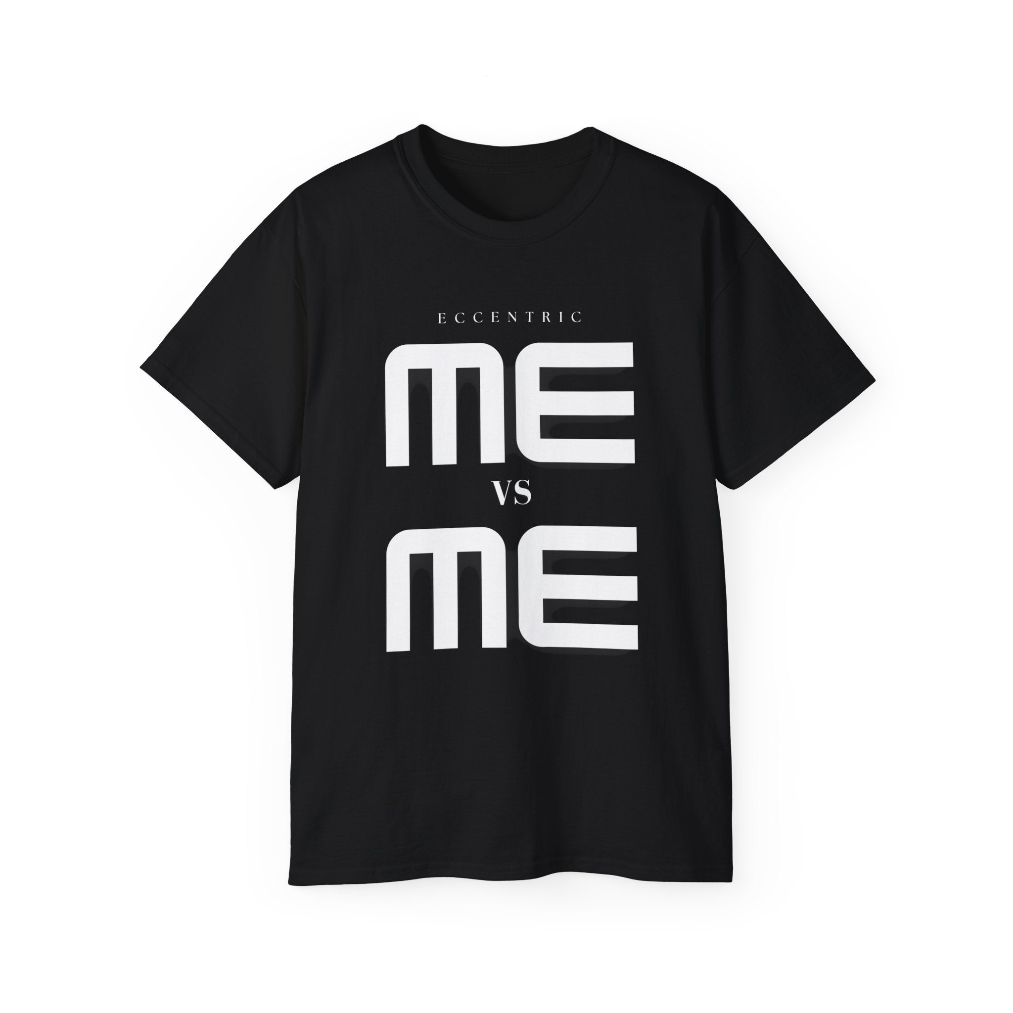 Unisex Cotton Tee - ME vs ME Design, Casual Wear, Gift for Friends, Motivational Shirt, Birthday Present, Everyday Style
