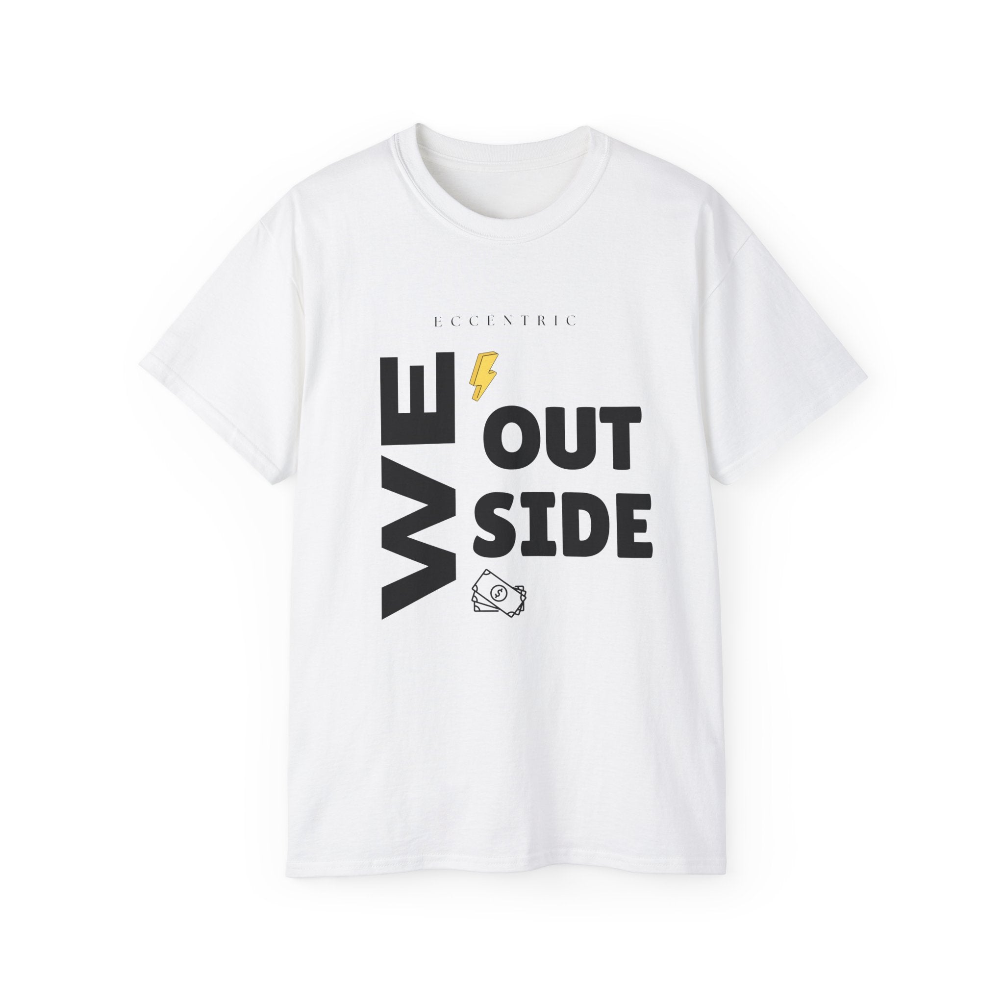 WE OUTSIDE Unisex Ultra Cotton Tee: Fun Graphic Tee, Casual Wear, Outdoor Activities, Gift for Friends, Summer Outfits