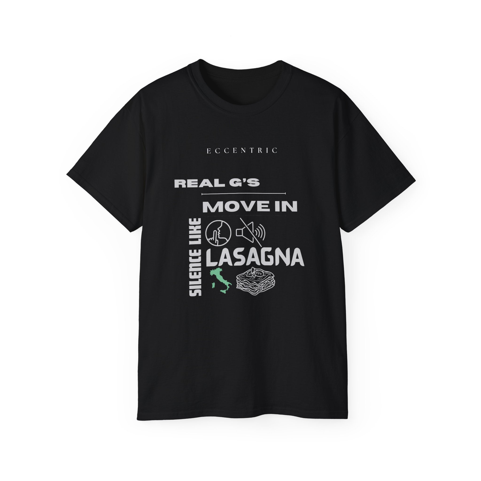 Funny Lasagna Cotton Tee, Unisex Shirt, Casual Wear, Gift for Foodies, Cooking Humor, Holiday Apparel, Great for Every Occasion